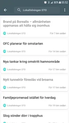 Nyheter STO och Kungälv android App screenshot 4